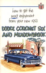 View page inside Dodge coronet six and meadowbrook ownders manual