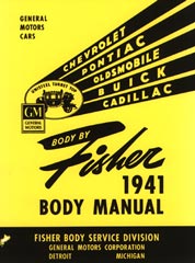 View page inside 1941 Fisher Body Manual