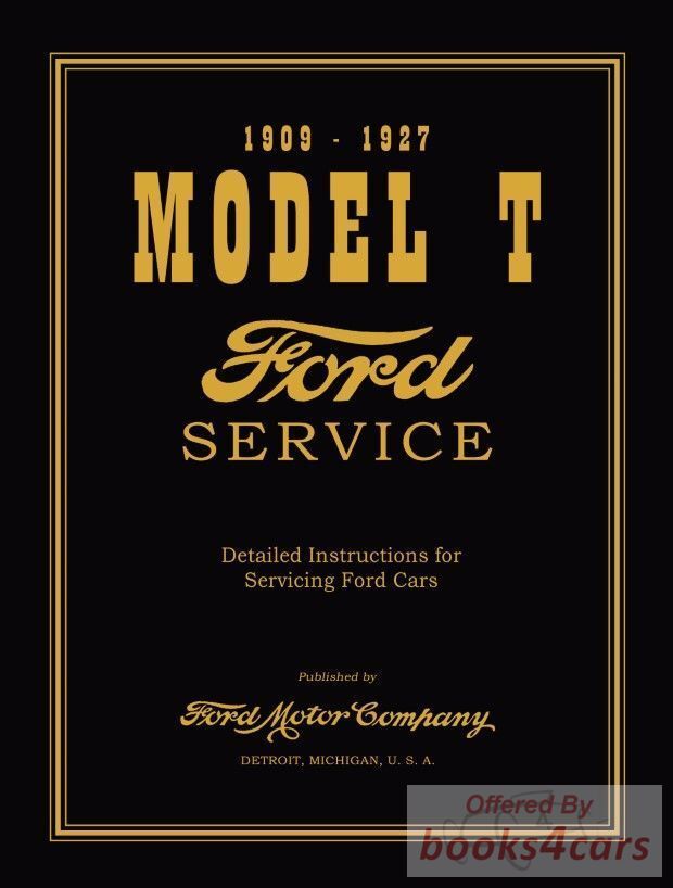 view cover of 1909-1927 The Model T Ford Motor Car & Fordson Tractor Repair Manual 455 pgs by Page