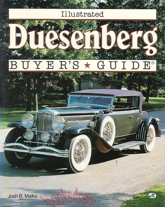 view cover of Duesenberg Illustrated Buyers Guide by Josh B. Malks 128 pages