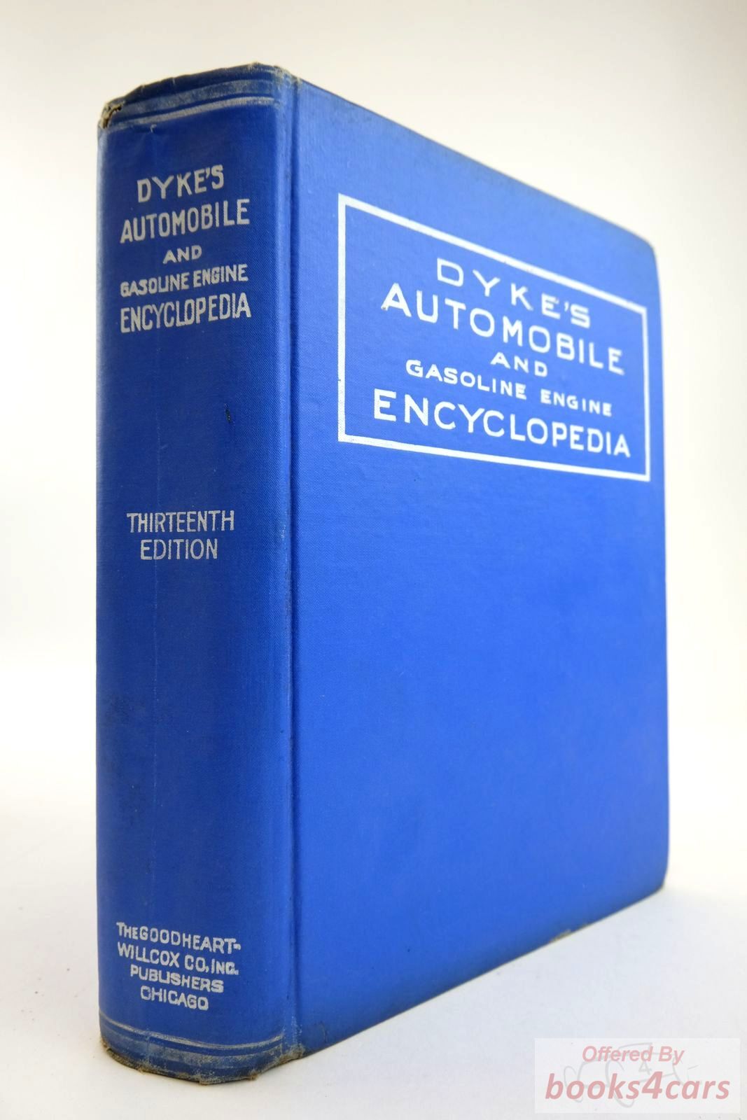 view cover of Dyke's Automobile & gas engines encyclopedia by Dykes
