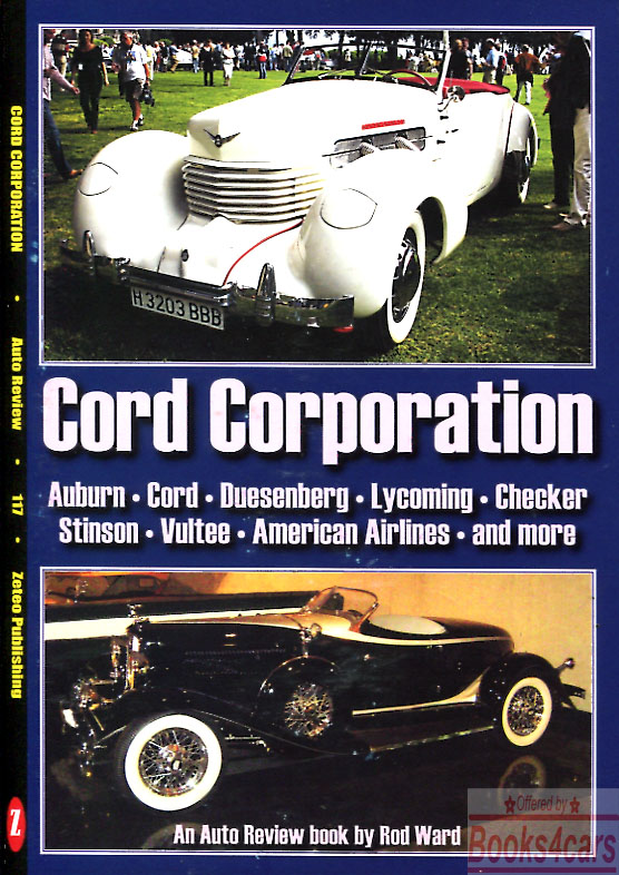 view cover of Cord Corporation incl Auburn Cord Duesenberg by R. Ward