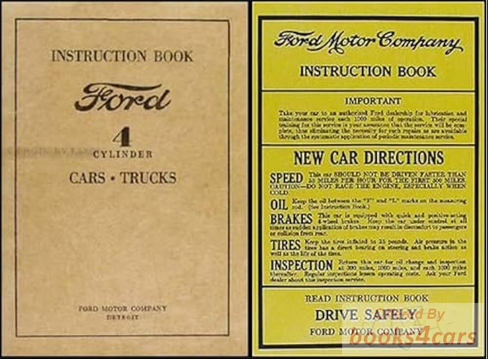 view cover of 1932-1934 4cyl cars & trucks Owners manual by Ford 65 pages
