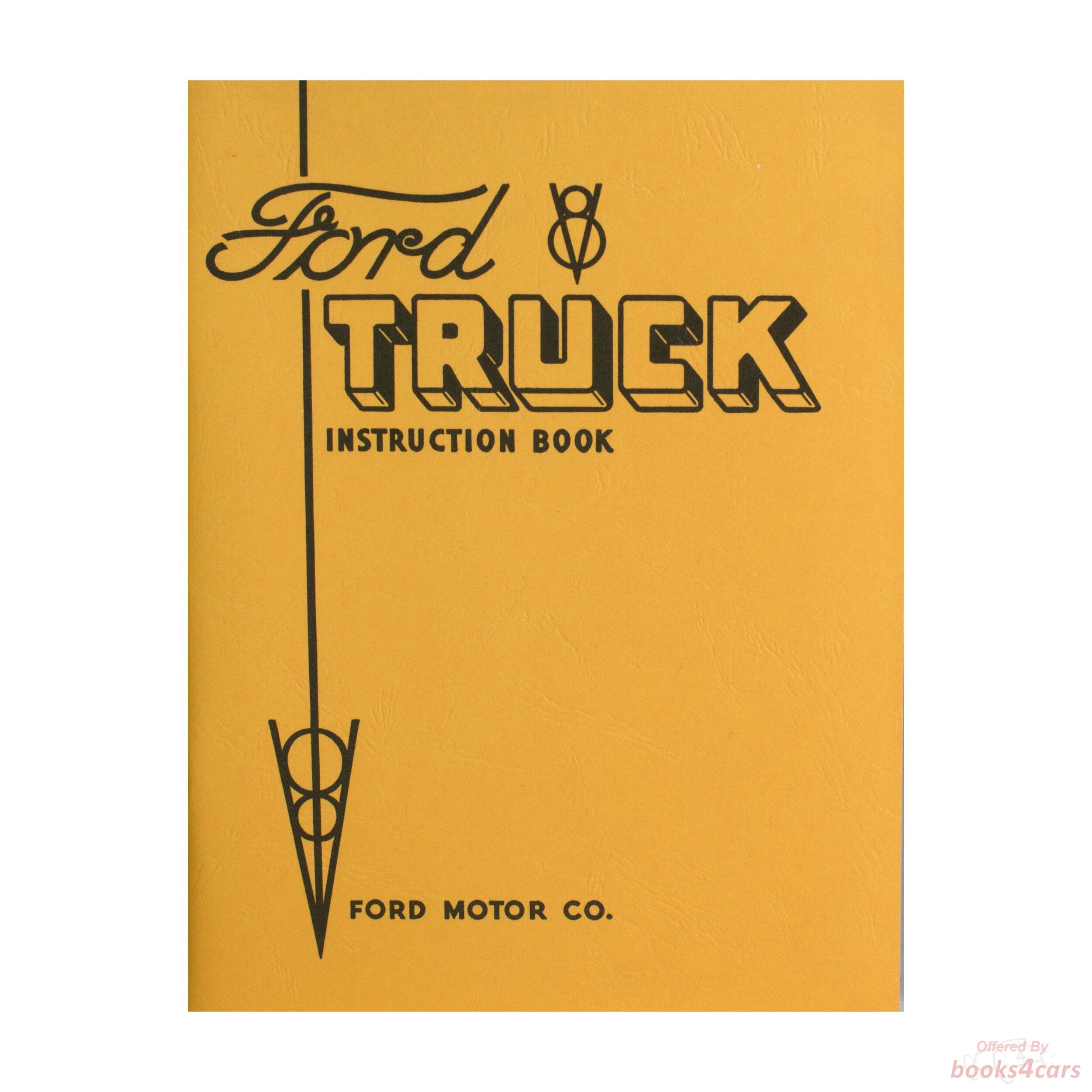 view cover of 1934 Ford Truck Owners manual by Ford