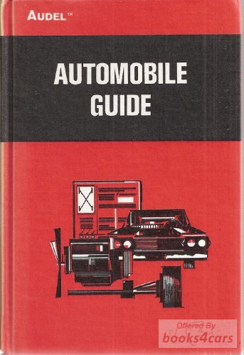 view cover of Audels Automobile Guide by F. Bricker hardcover 723 pages