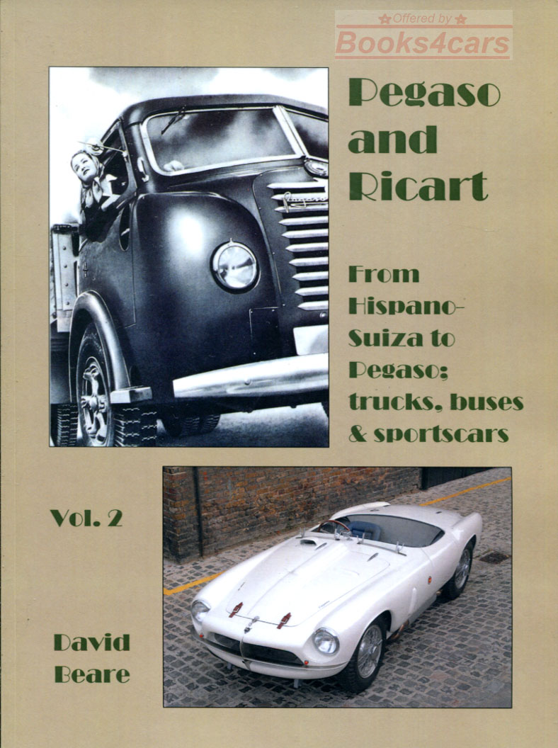 view cover of Pegaso & Ricart vol 2 by D. Beare 117pgs