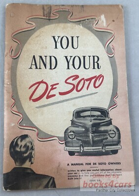 view cover of 1940 Desoto Owners Manual By Desoto