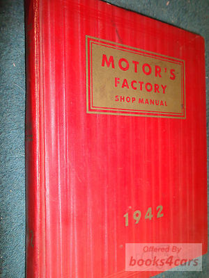 view cover of 1935-1942 Auto Repair Manual by Motor's eigth edition