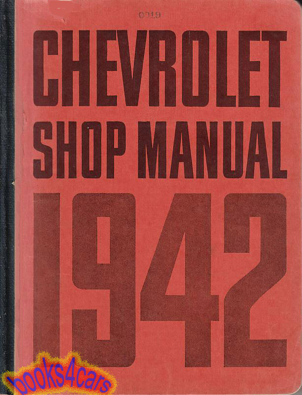 view cover of 1942 car & truck all models Shop Service Repair Manual by Chevrolet
