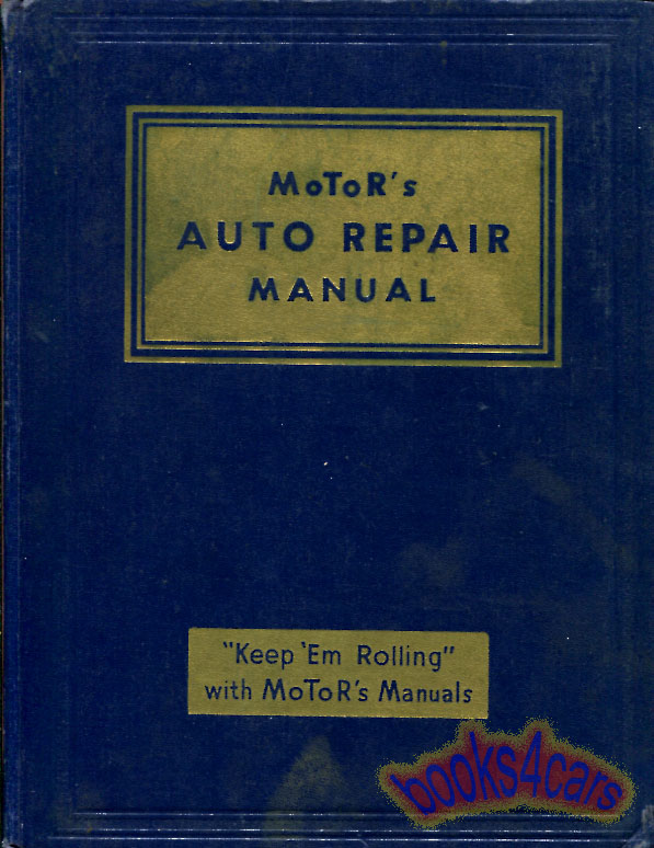 view cover of 1935-1950 Motors Shop Service Repair Manual 13th Ed. Domestic American car