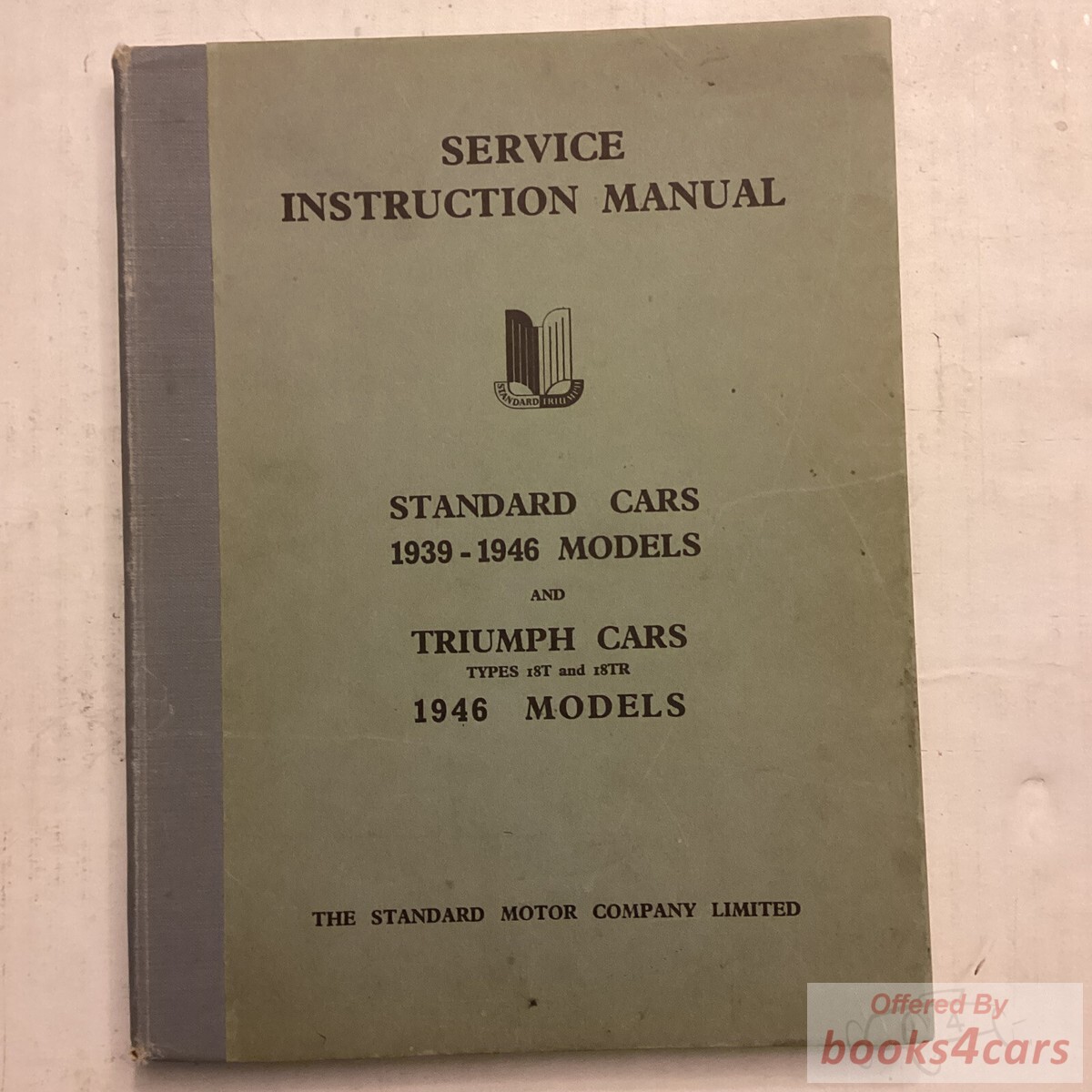 view cover of 1939-1946 Standard Triumph Shop Service Repair Manual By Standard Triumph