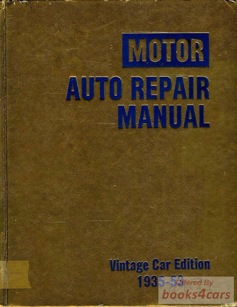 view cover of 1935-1953 Motor's 16th Shop Service Repair Manual Domestic American cars by Motors