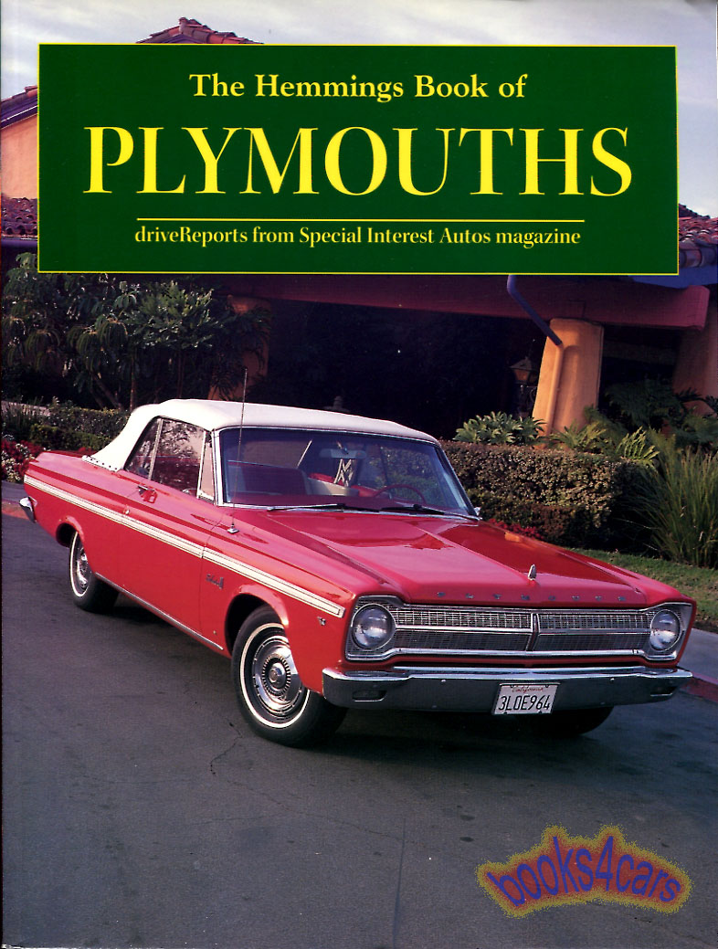 view cover of Hemmings book of Plymouth: 120 pages