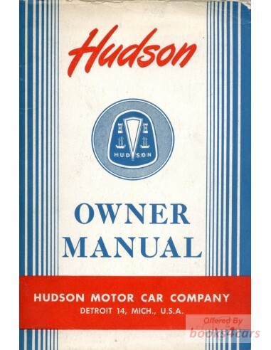 view cover of 1948 Owners Manual by Hudson