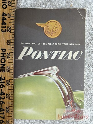 view cover of 1948 Owners Manual by Pontiac