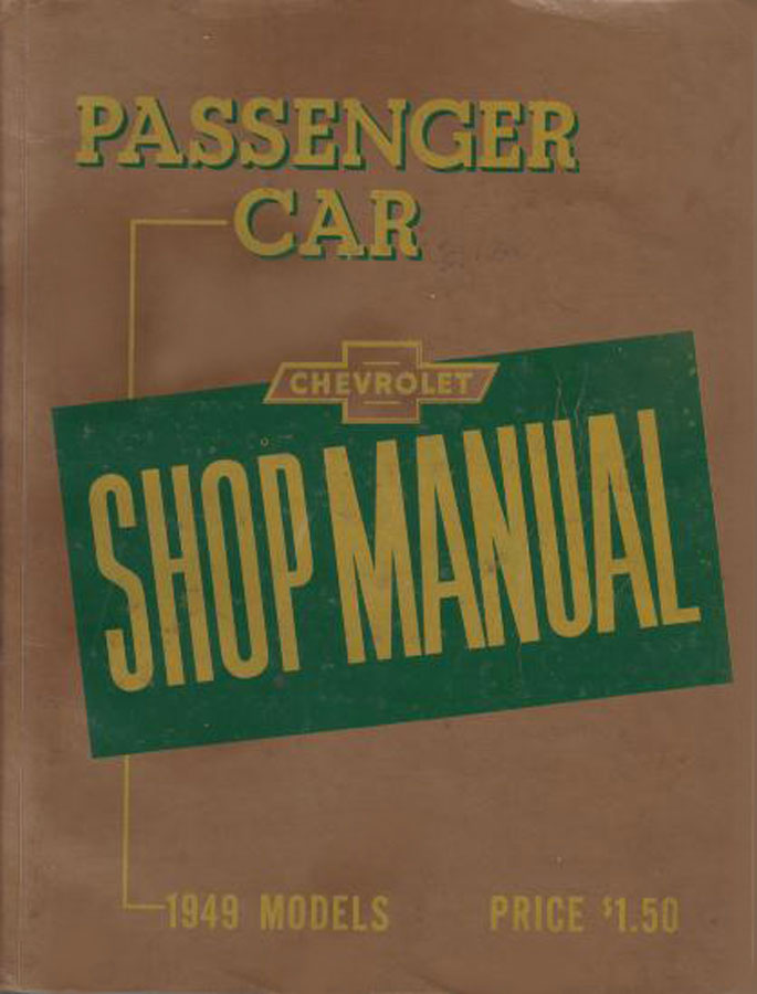 view cover of 1949 Passenger Car Service Manual by Chevrolet