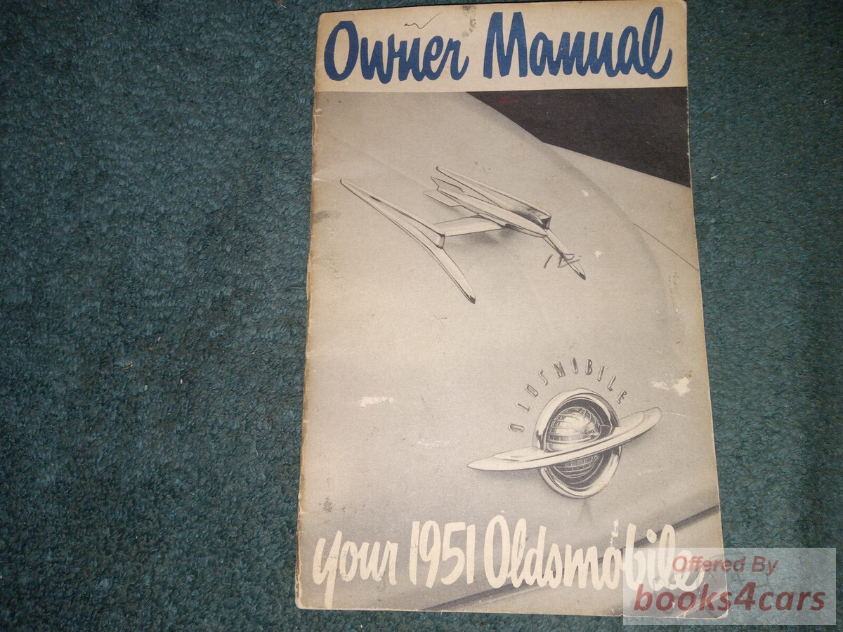 view cover of 1951 Owners manual for Oldsmobile