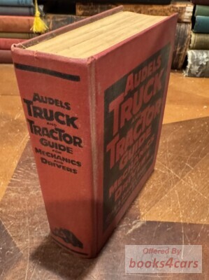 view cover of Audels Truck and Tractor Guide for Mechanics and Drivers of Gas & Diesel Motors by Frank D Graham 1300 small format pages published 1951