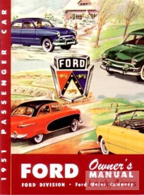 view cover of 1951 Owners manual by Ford car all models