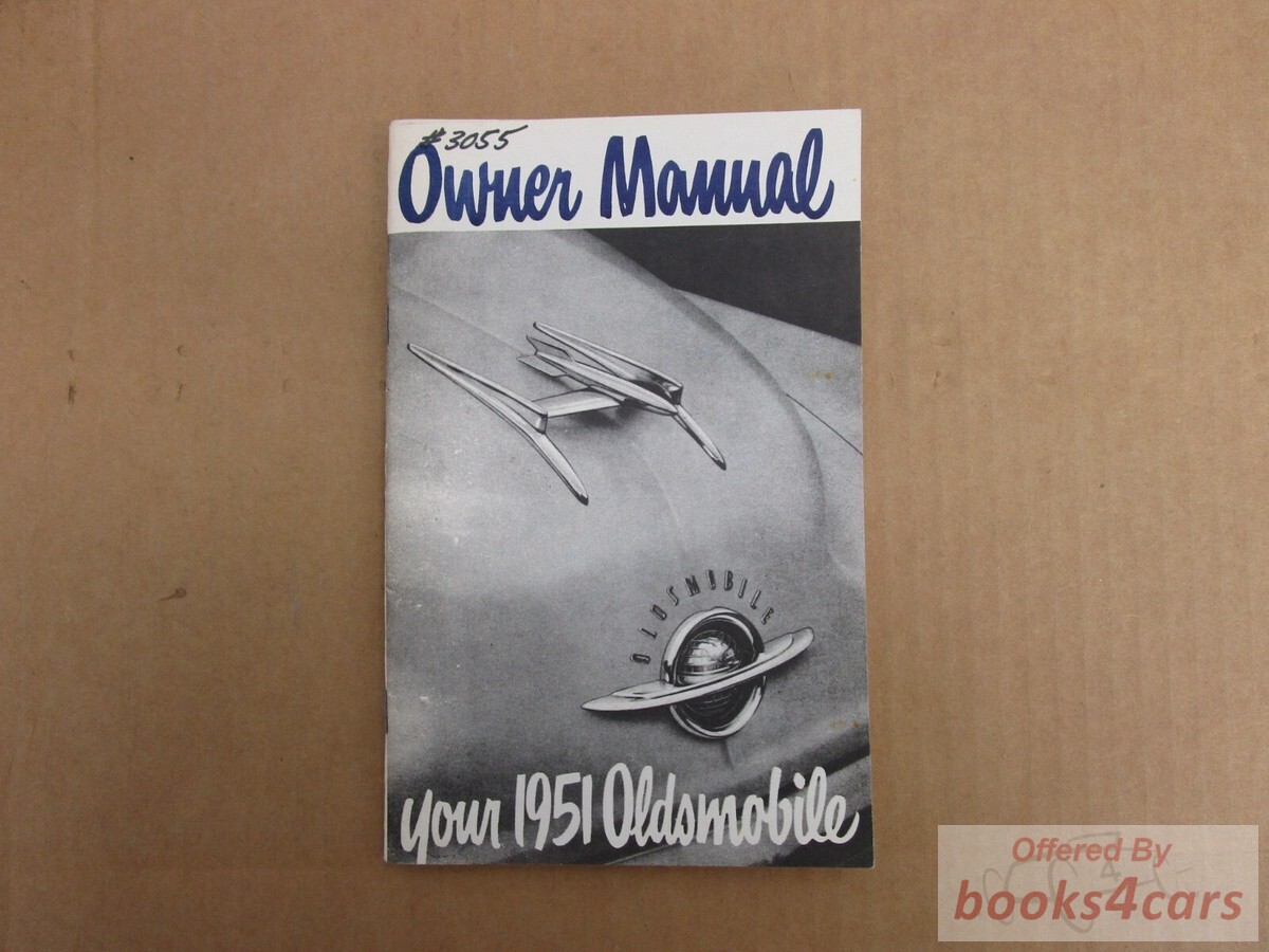 view cover of 1951 Model 88 Owners Manual By Oldsmobile