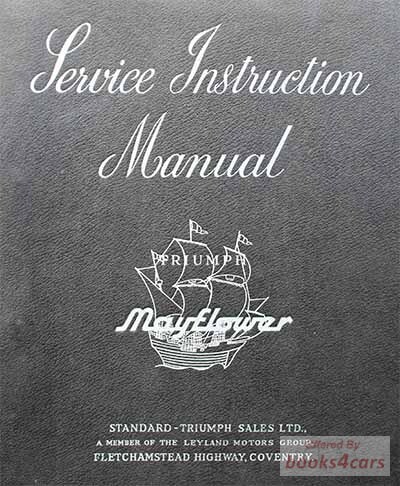 view cover of Mayflower Service Manual by Triumph