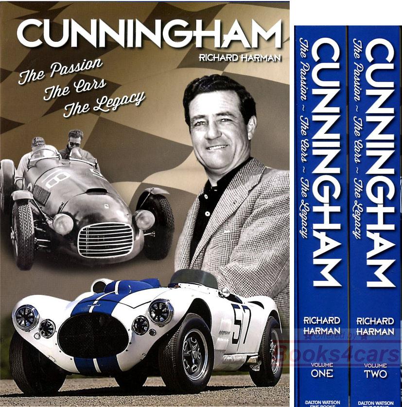 view cover of Cunningham thePassion the Cars the Legacy by R. Harman over 800 pages in 2-volumes