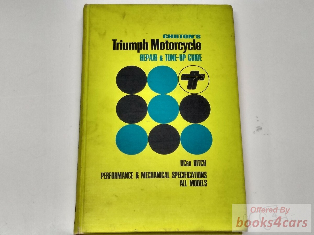 view cover of 1945-1963 Triumph Motorcycle Shop Service Repair Manual by Chilton's