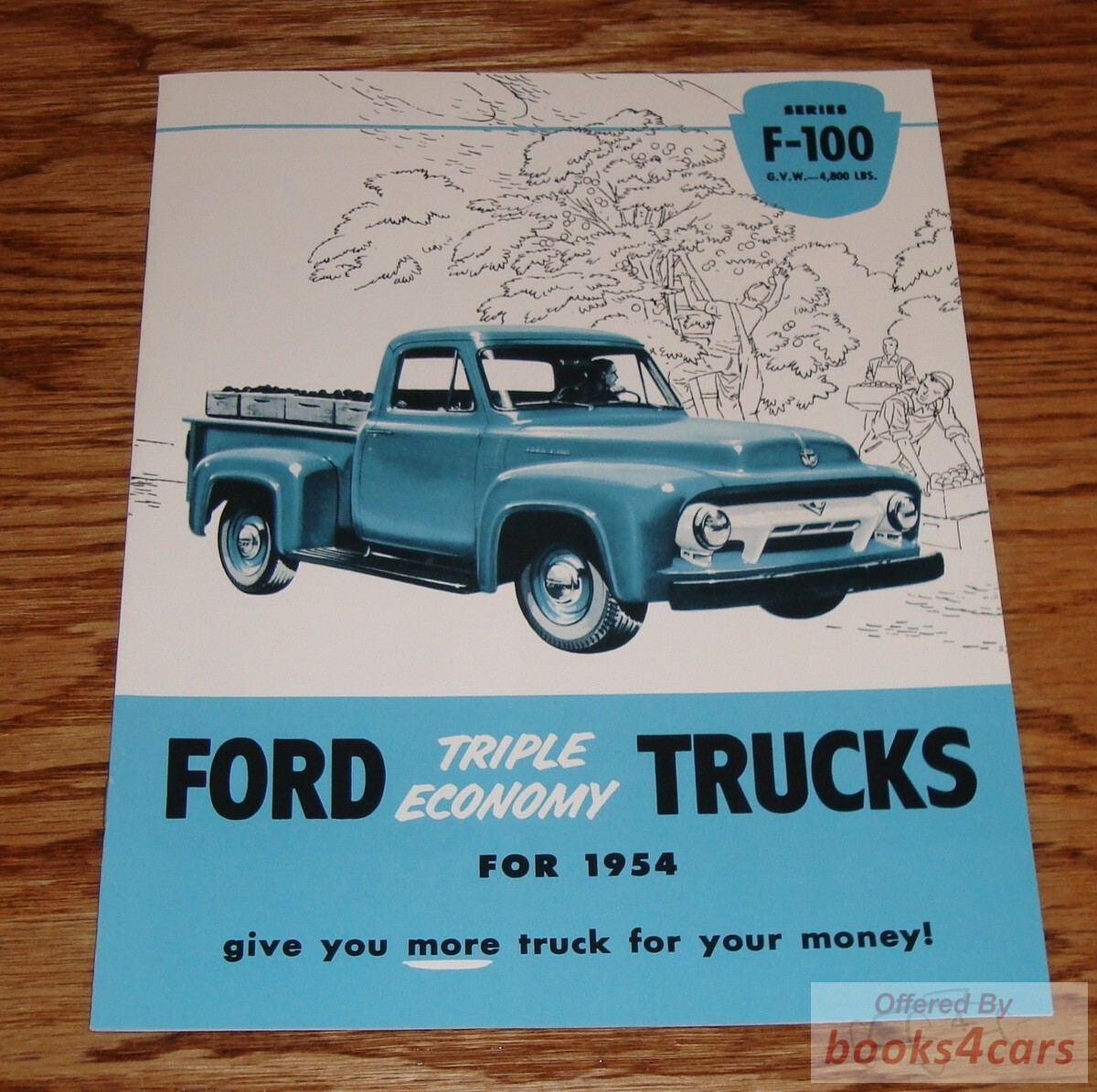 view cover of 1954 Ford Truck Sales Brochure
