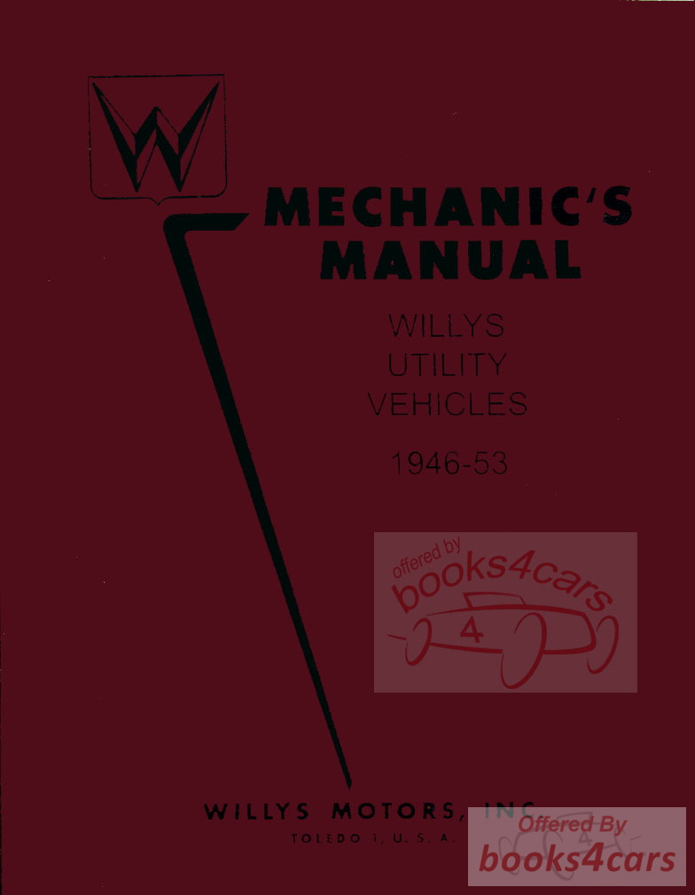 view cover of 1945-1966 Jeep Shop Service Repair Manual by Jeep for CJ2A CJ3A CJ3B DJ3A Dispatcher CJ5 CJ6 CJ 2 2A 3 3A B 5 6 Universal both 4WD & 2WD
