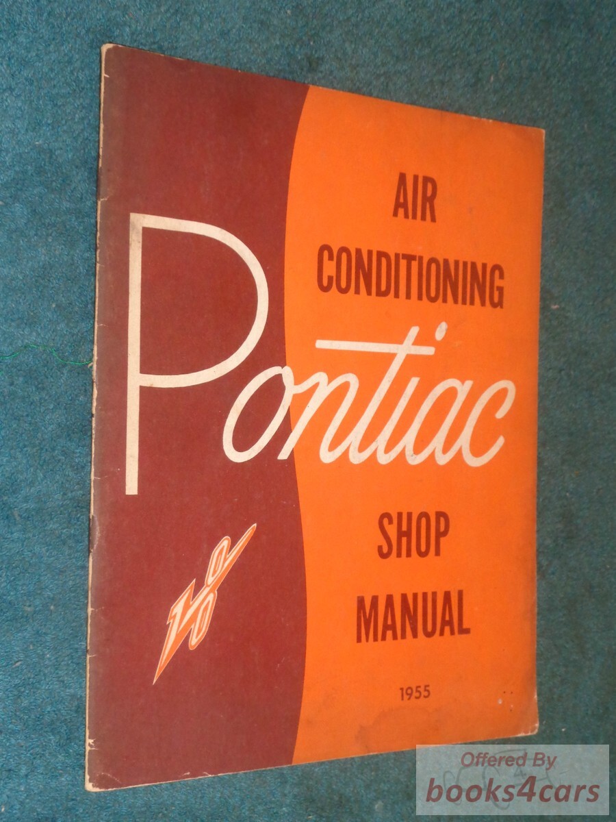 view cover of 1955 air conditioning Service shop manual by Pontiac