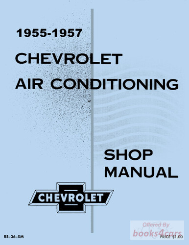 view cover of 1955-1957 Air Conditioner Shop Manual by Chevrolet