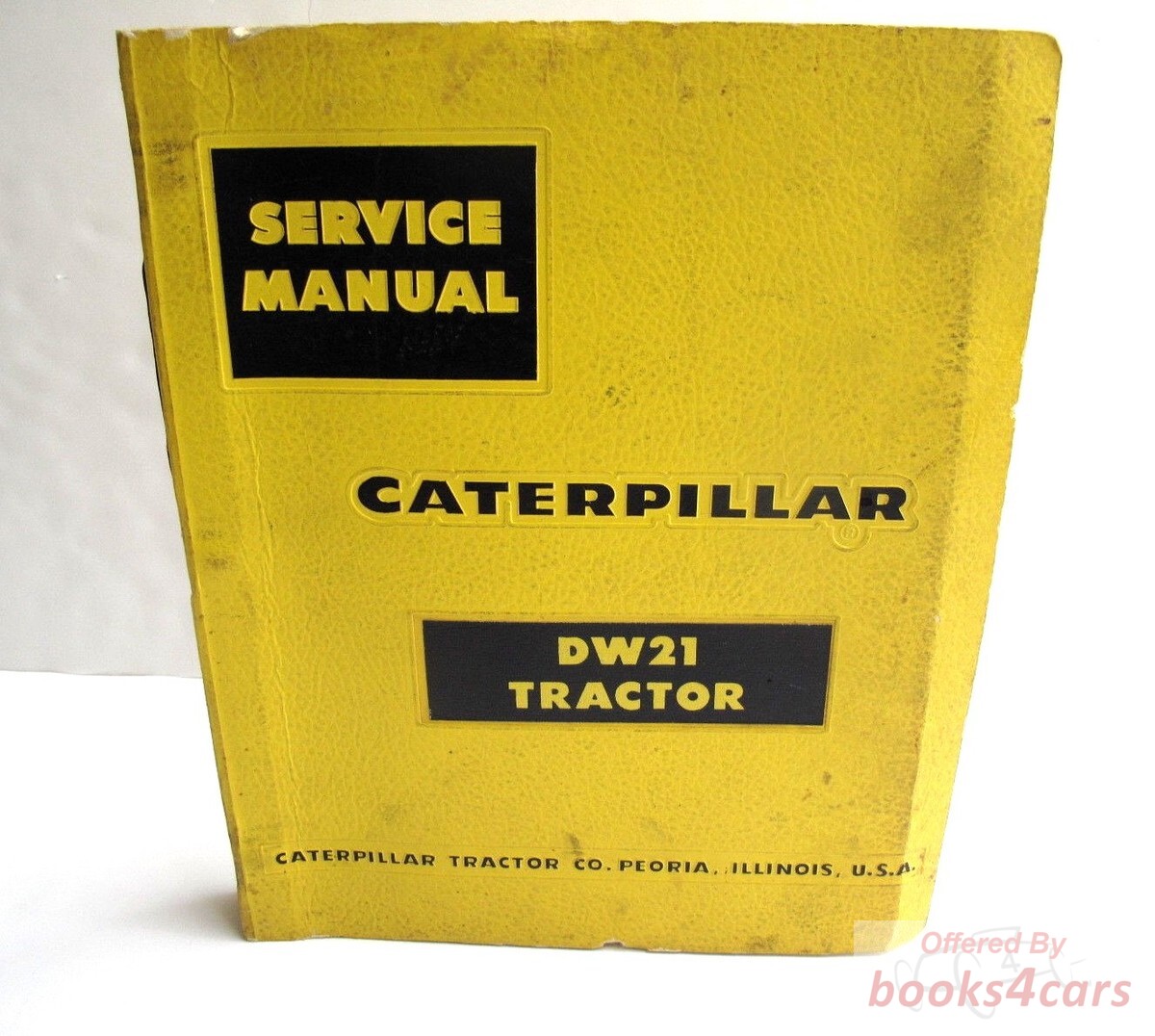 view cover of DW21 Tractor Service manual by Caterpillar