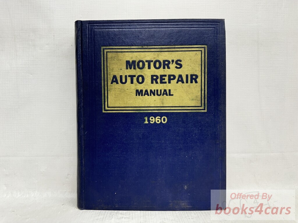 view cover of 1953-1960 MOTOR'S Domestic Auto Repair Manual