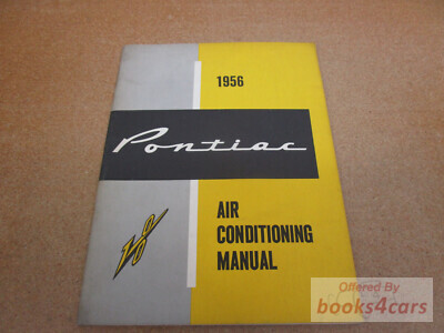 view cover of 1956 Air Conditioning Service Shop Manual by Pontiac