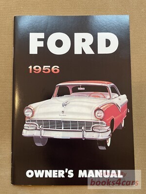 view cover of 1956 Owners Manual by Ford for passenger car