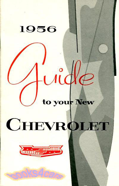 view cover of 1956 Owners manual for passenger car, by Chevrolet