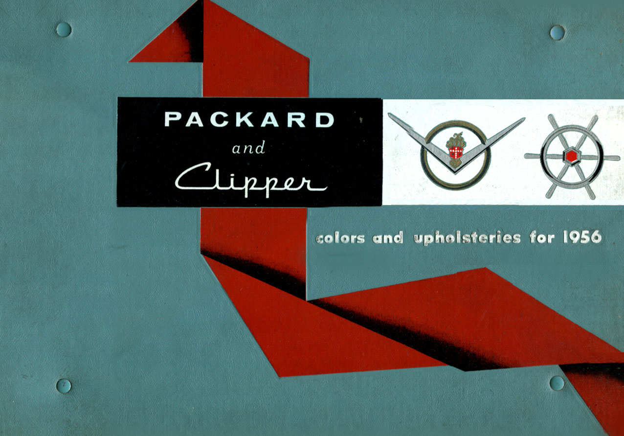 view cover of 1956 Packard Dealer Album with Color Upholstery & Trim samples