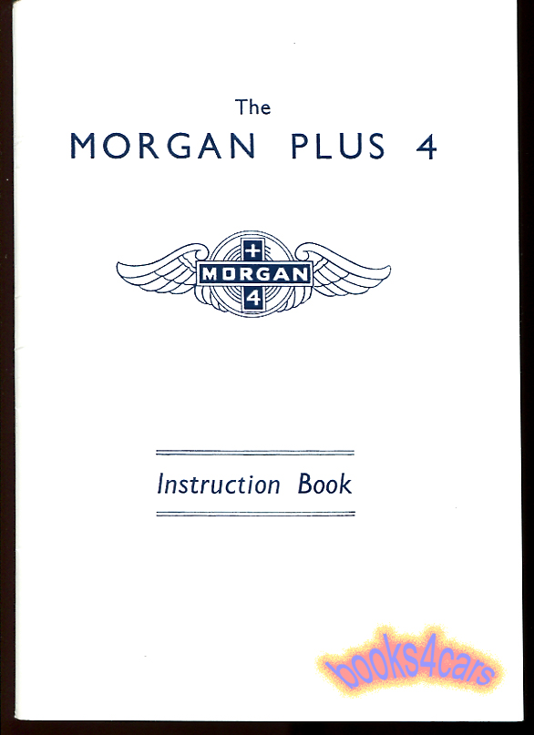 view cover of 1950-1968 Plus 4 Owners Manual by Morgan +4