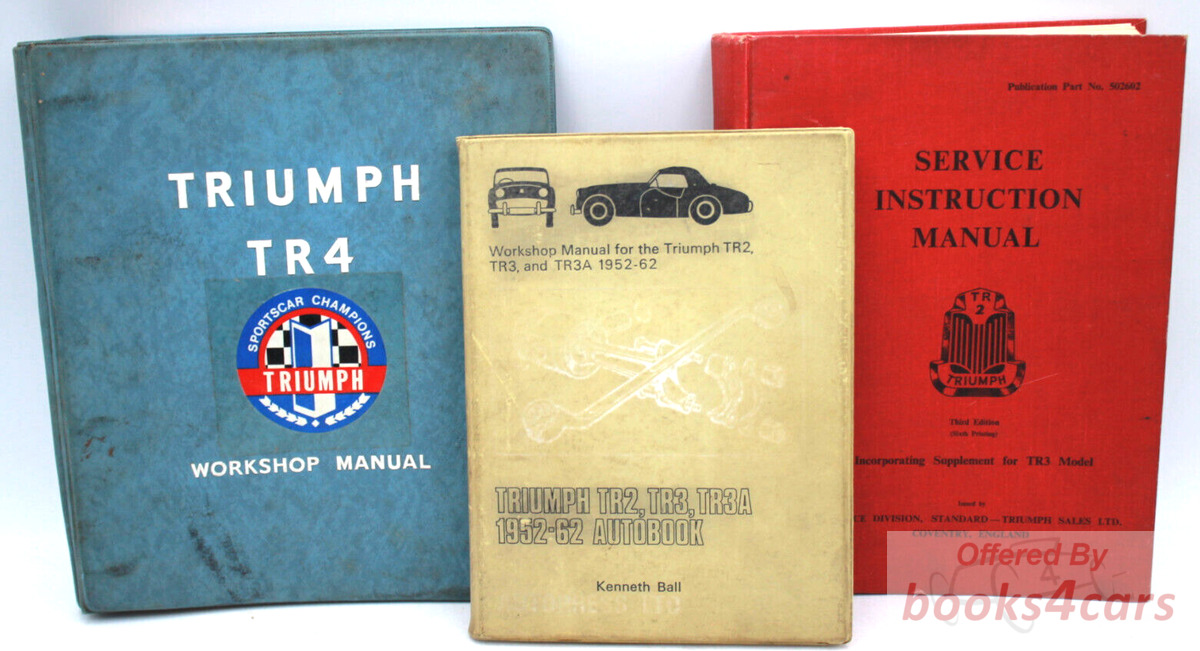 view cover of 1952-1962 Triumph TR3 TR3A TR2 Shop Service Repair Manual by Autobooks TR 2 3 3A