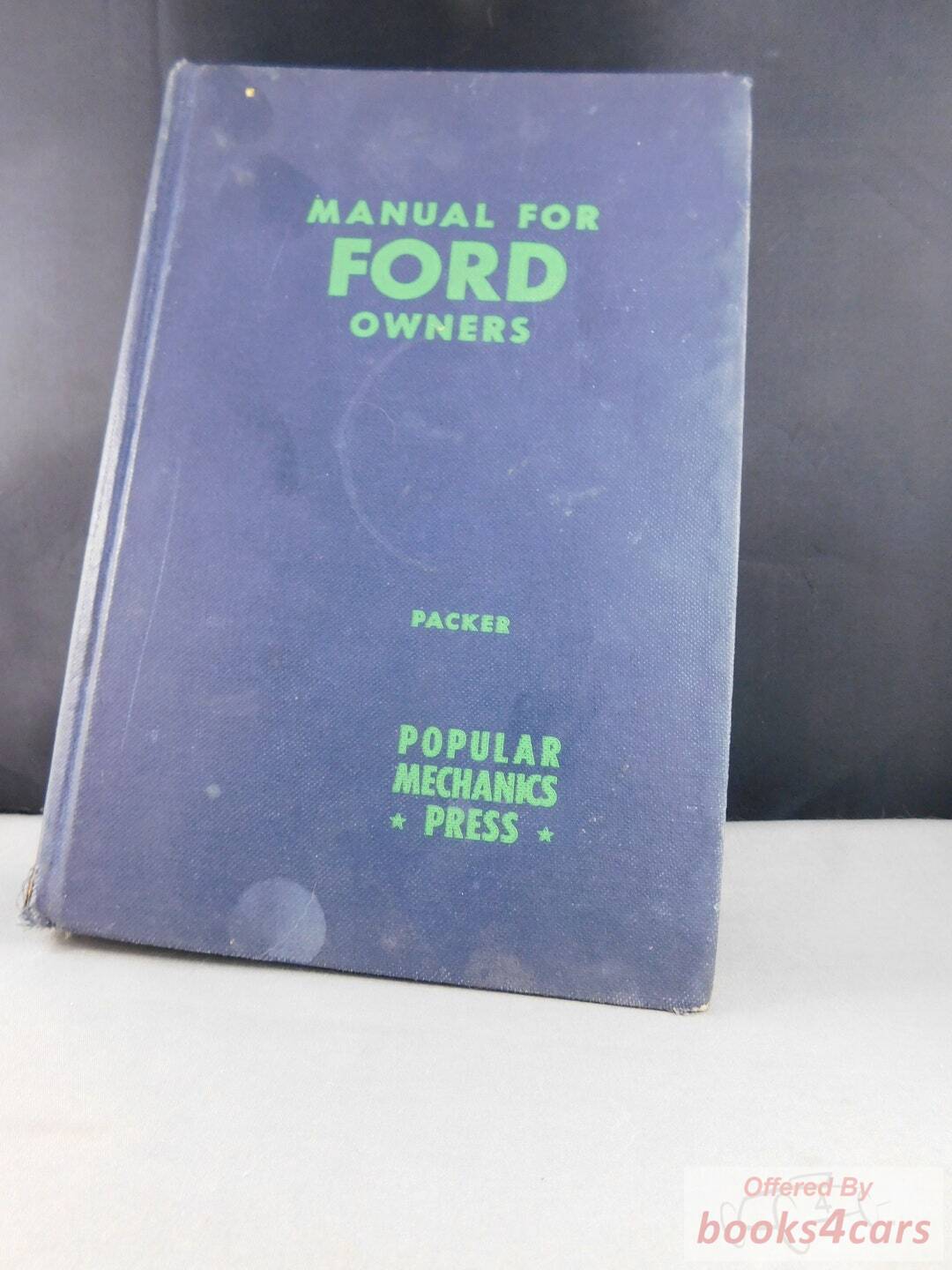 view cover of Manual for Ford Owners by Popular Mechanics (copyright 1957)