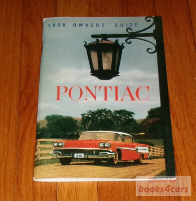 view cover of 1958 Pontiac Owners Manual