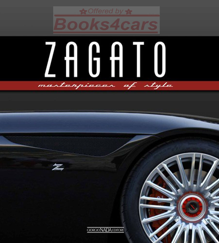 view cover of Zagato: Masterpieces of Style by L. Greggio 208pgs