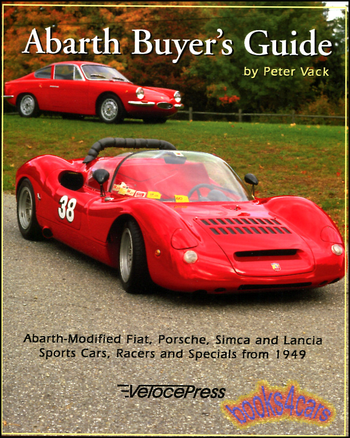 view cover of Abarth Buyer's Guide by P. Vack: 128 pgs