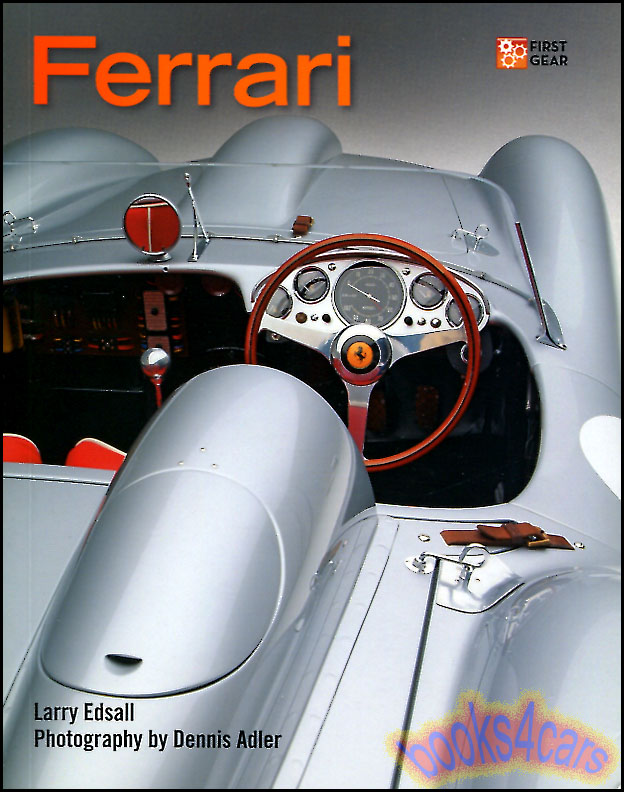 view cover of Ferrari by L. Edsall & D. Adler 240 pages