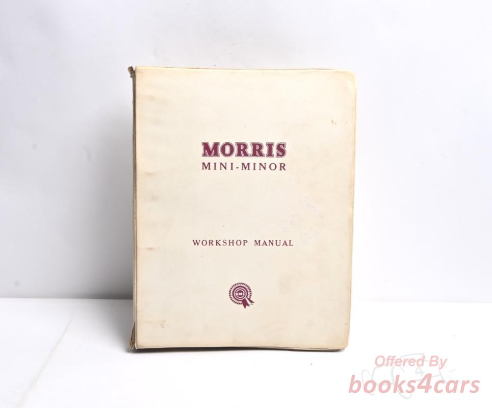 view cover of Morris Mini-Minor workshop manual original by Morris BMC