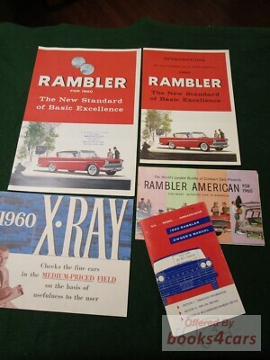 view cover of 1960 Rambler American Owners Manual by Nash