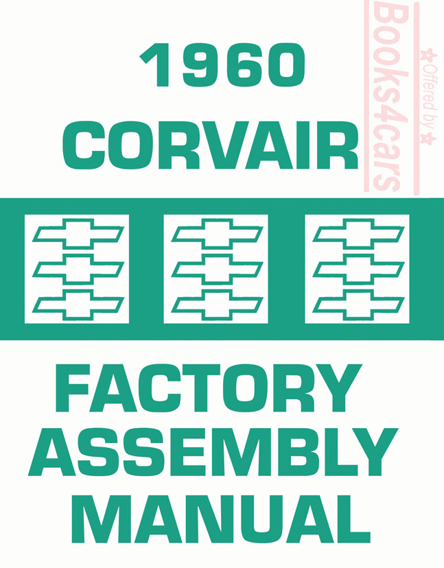 view cover of 1960 Assembly manual by Chevrolet for Corvair
