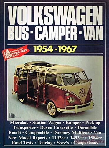 view cover of 1954-1967 Camper Bus Van, 100 pgs book of articles about Volkswagen Van, compiled by Brooklands