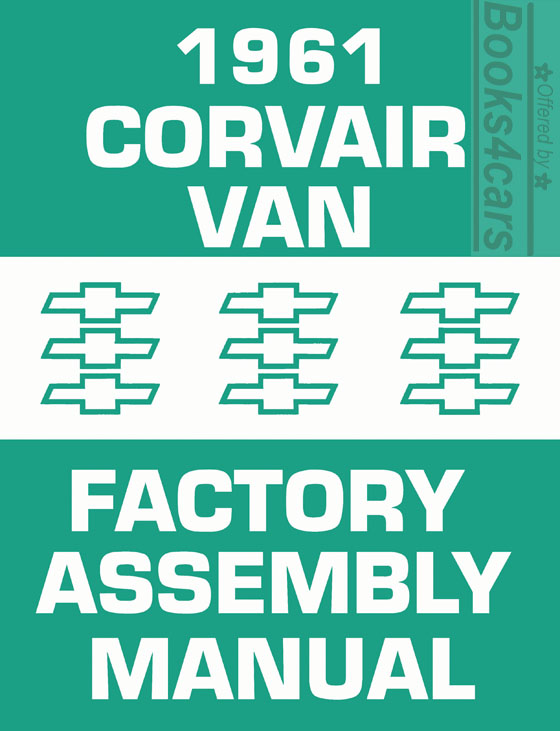 view cover of 1961 Assembly manual by Chevrolet for 1961 Corvair Van