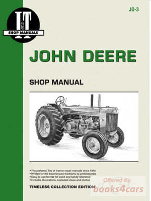 view cover of John Deere Model R Diesel Shop Service Repair Manual by Clymer